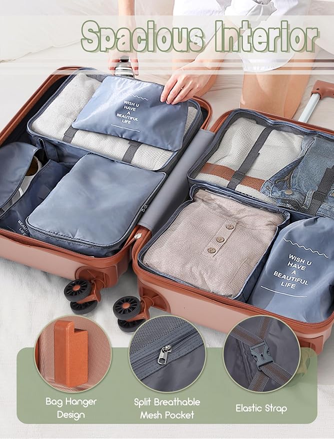 Luggage Sets 5 Piece, Suitcases - Image 5