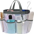 F-color Mesh Shower Caddy Portable, Upgrade Deeper 7 Pockets Shower Bag Basket by F-color