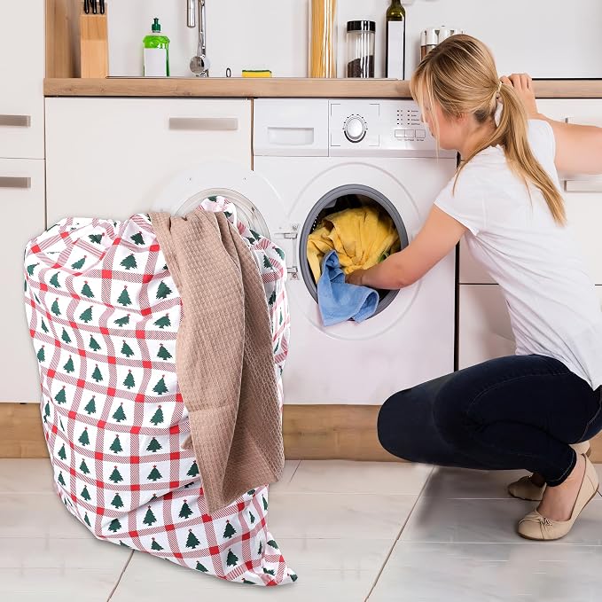 Urban Villa Laundry Bag Canvas|Dirty Clothes Travel Laundry Bag|Machine - Image 6