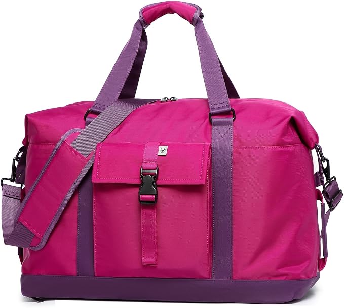 SUNNY BIRD Duffel with Utility Pouch, 40L Weekender Overnight Bag with Shoe by SUNNYBIRD