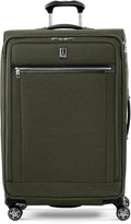 Travelpro Platinum Elite Softside Expandable Checked Luggage, 8 Wheel Spinner by Travelpro