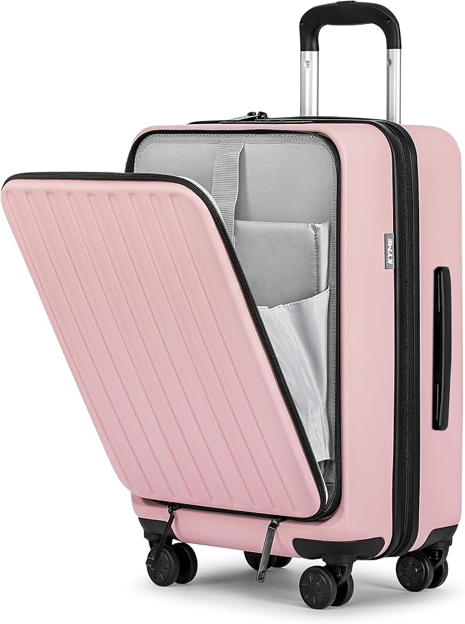 KYME 22-Inch Hardside Small Suitcase, 100% PC Hard Shell by KYME