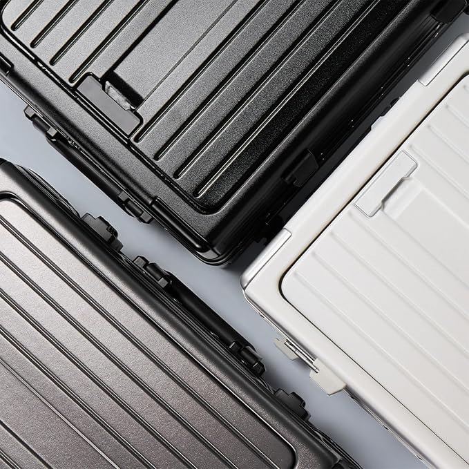 UrbanExplorer 24 Inch Check-In Aluminum Frame Luggage, ABS+PC Hard Shell - Image 9