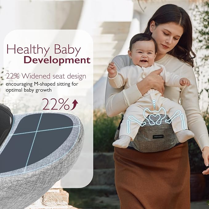 Momcozy Hip Seat Baby Carrier - Image 2