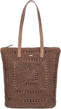 Roxy Women's Beach Tote Bag | Travel | Vacation | Straw | Lightweight | by Roxy