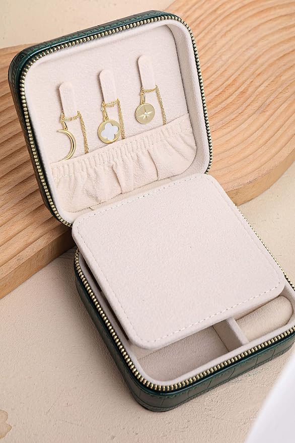 S.Leaf Travel Jewelry Organizer Travel Jewelry Boxes - Image 6