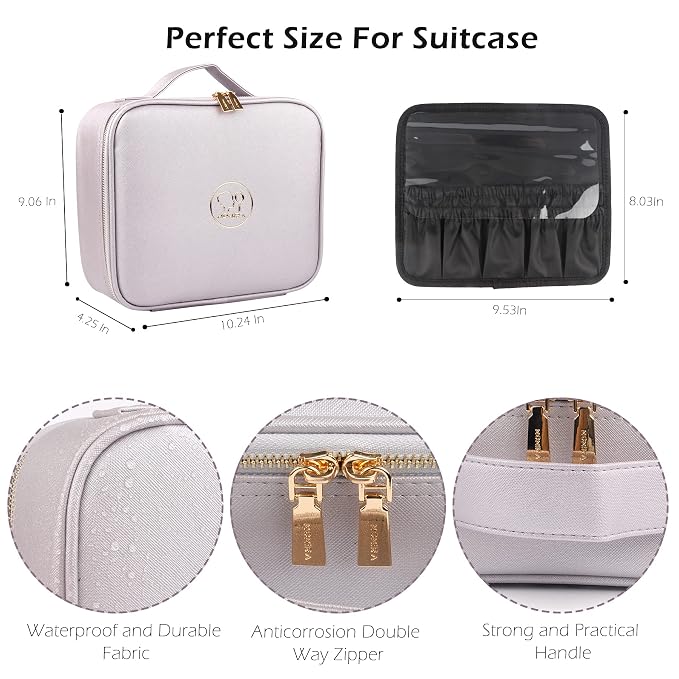 MOMIRA Travel Cosmetic Train Case - Image 2