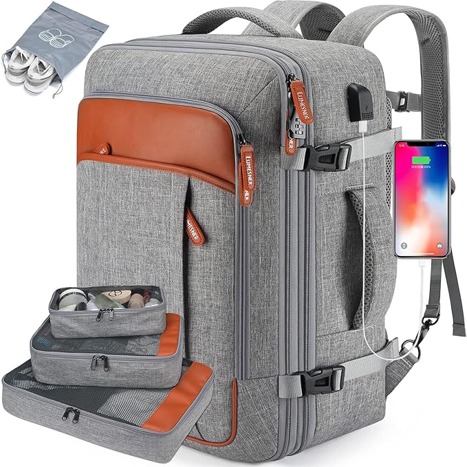 Carry on Travel Backpacks, Extra Large 40L Flight Approved Bag by Lumesner