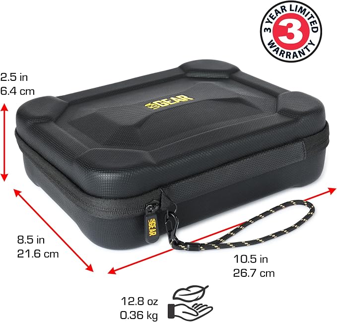 USA Gear Water Resistant EVA Foam Hard Case Compatible - Image 9