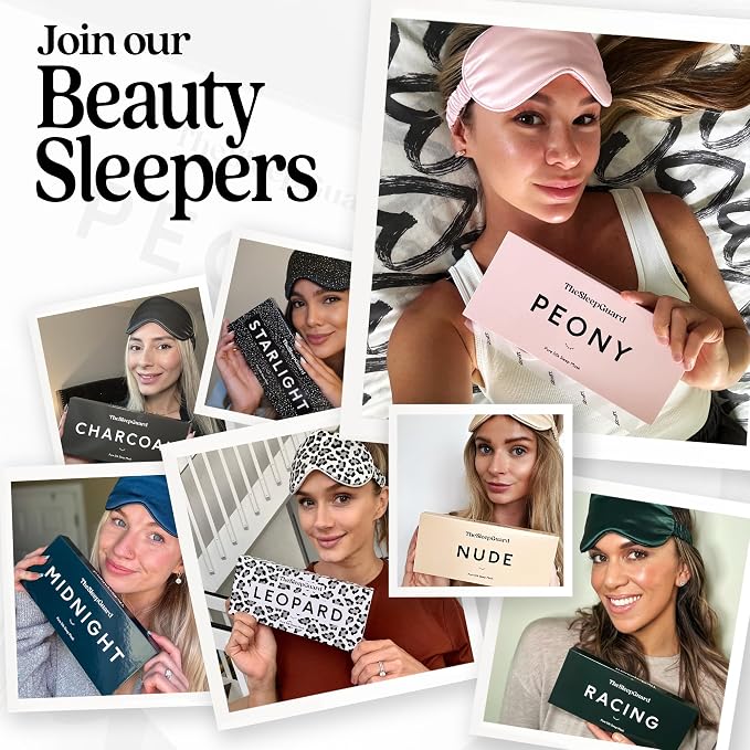 Pure Silk Sleep Mask Light Blocking Travel Essentials. Eye Masks - Image 7