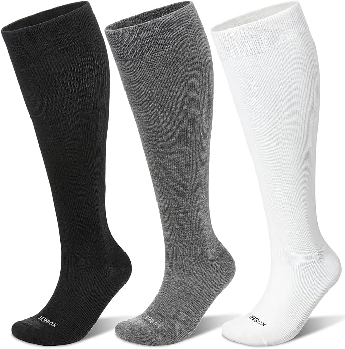 LEVSOX Merino Wool Compression Socks by Levsox