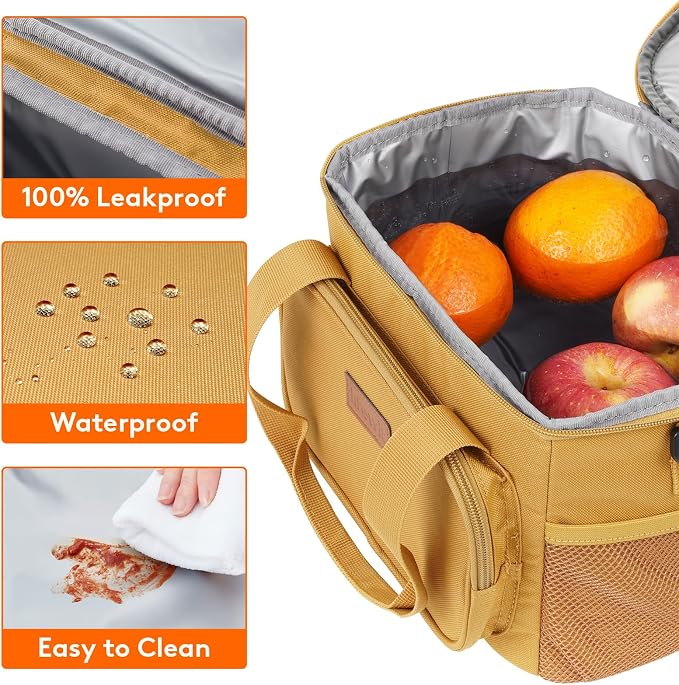 Lifewit Medium Lunch Bag Insulated Lunch Box Soft Cooler Cooling Tote - Image 5