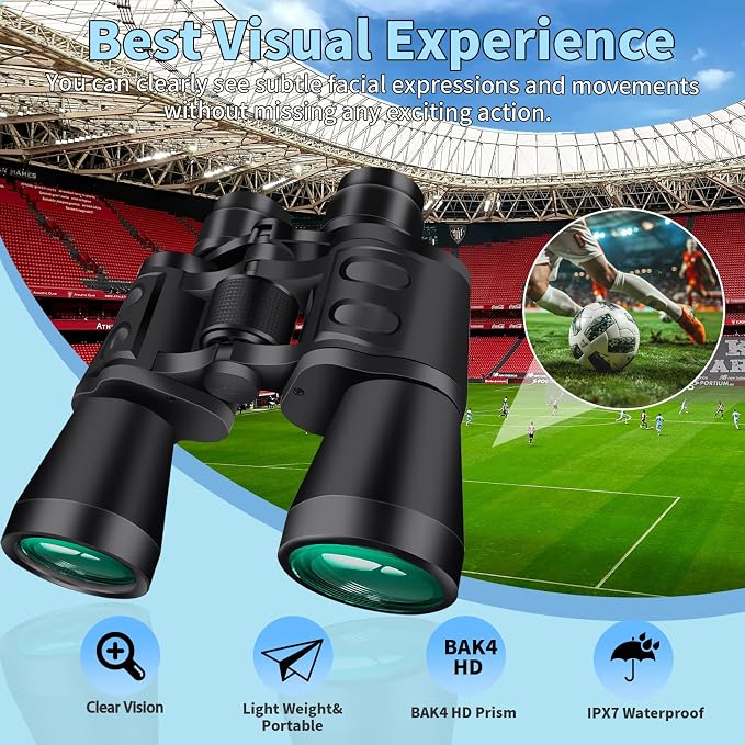 20X50 Binoculars for Adults High Powered- Large View - Image 6