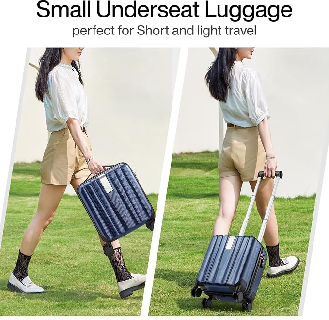 Hanke 14 Inch Underseat Carry On Luggage - Image 4