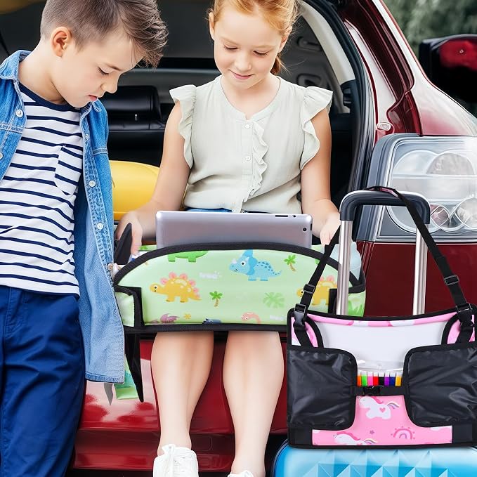 2PCS Kids Travel Tray, Car Seat Tray - Image 7