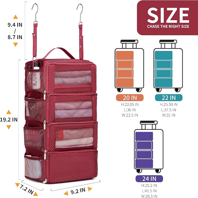 Suitcase Organizer Travel Bags Organizer - Image 2