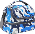 FlowFly Kids Double Decker Cooler Insulated Lunch Bag Large Tote by FlowFly