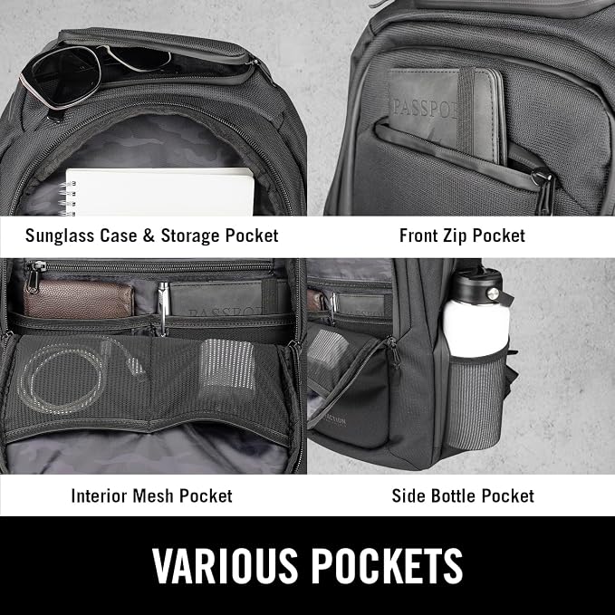 Kenneth Cole REACTION Abrasion-Resistant Parker Laptop Backpack - Image 3