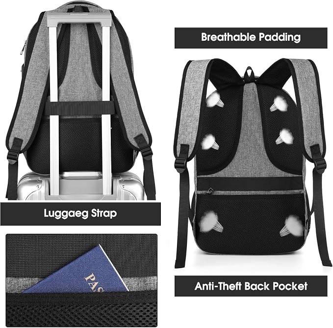 BIKROD Laptop Backpack for Men and Women, 17 Inch Large School Backpacks for - Image 5
