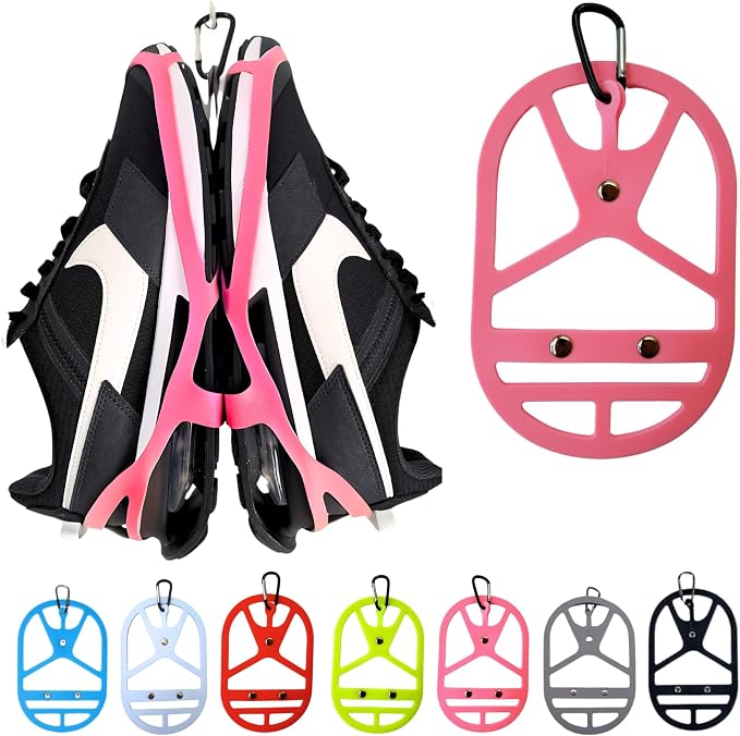Shoe Holster For Backpack with Clip Hanger. Footwear Holder with Clip for - Image 2
