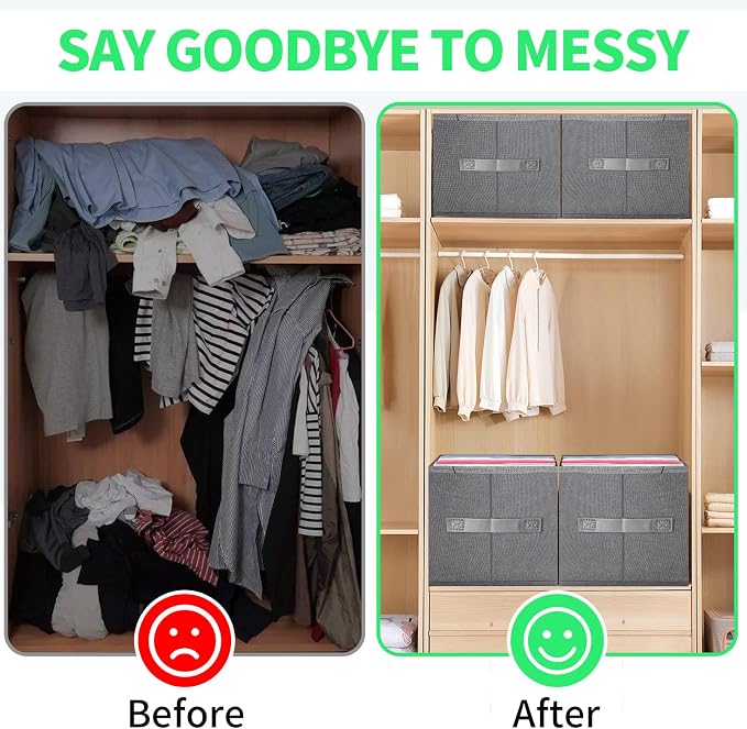 Jeans Organizer for Closet, Foldable Wardrobe Clothes Organizer - Image 4