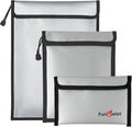 FunOwlet Fireproof Waterproof Document Bag, Fire and Water Resistant Safe by FunOwlet