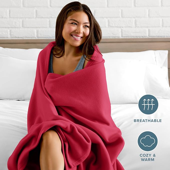 Bare Home Polar Fleece Blanket - Image 3