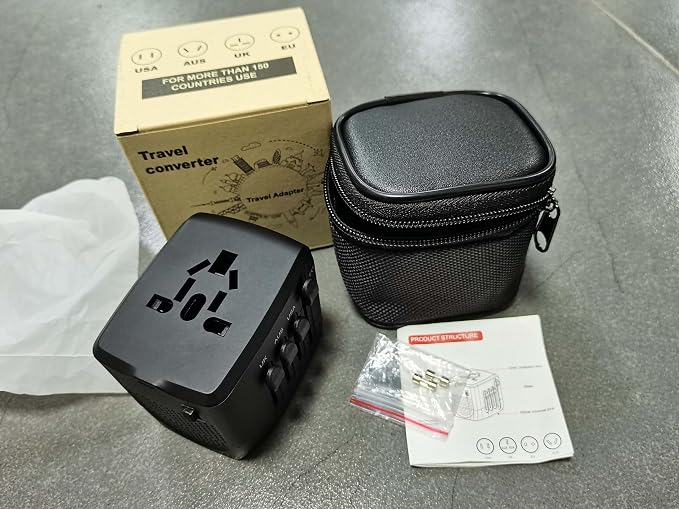 International Travel Adapter Voltage Converter Steps Down 220V to 110V - Image 8