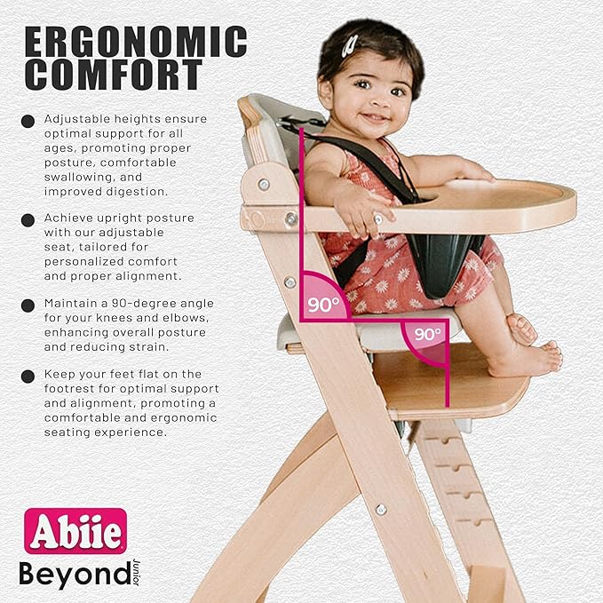 Abiie Beyond Junior Wooden High Chair - Image 5