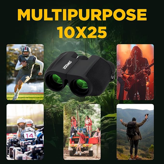 Compact Binoculars for Bird Watching 10x25, Binoculars for Kids and Adults - Image 6