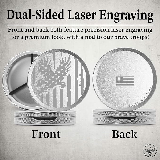 Metal Pouch Can | Metal Container | Slim EDC Pocket Tin | Airtight & - Image 2