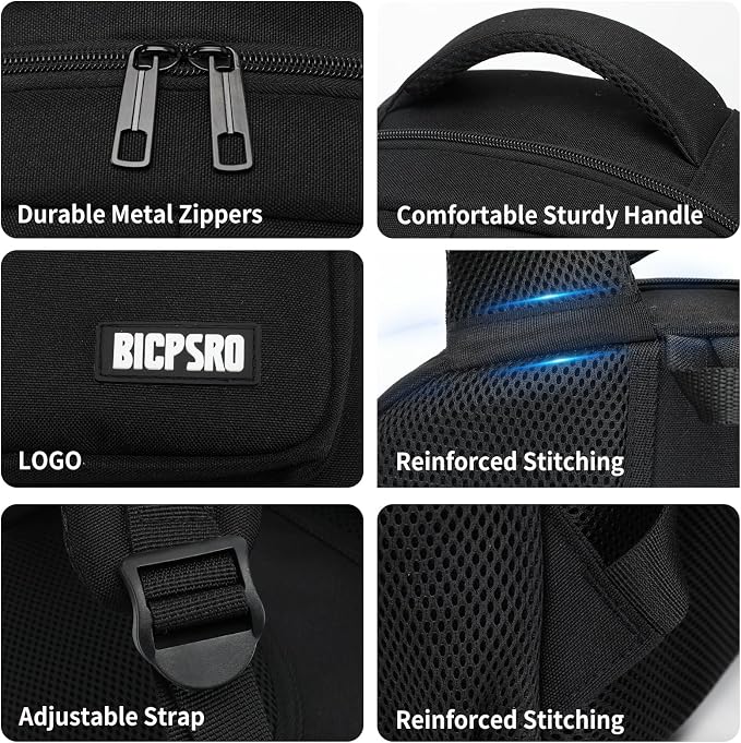 Black Backpack for School, School Backpack for Boys Girls Teens, College Book - Image 3
