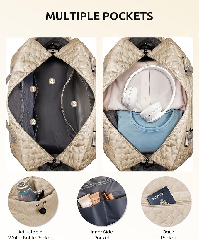 Girly Gifts for Women, Gifts for Women-Initial Travel Bag - Image 4