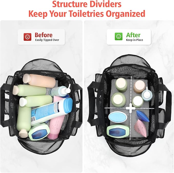 F-color Mesh Shower Caddy Portable - Image 3