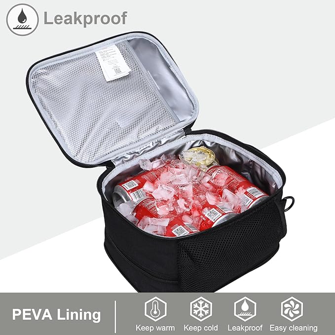 MIER Expandable Lunch Bag Insulated Lunch Box - Image 5