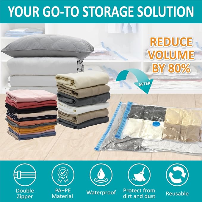 35 Pack Space Saver Bags Compression Storage Bags - Image 2