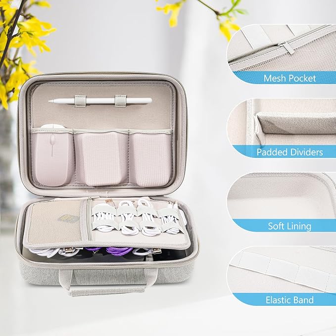 ProCase Hard Travel Electronic Organizer Case - Image 3