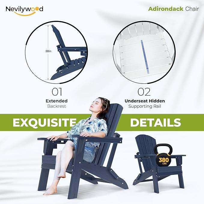 Folding Adirondack Chair - Image 5