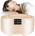 LC-dolida Luxurious Silk Soft Sleep Mask, Sleep Headphones by LC-dolida