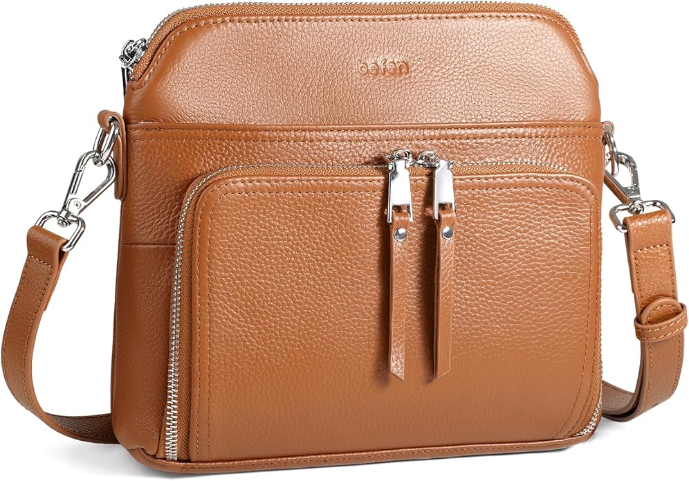 befen Genuine Leather Crossbody Purses by befen-