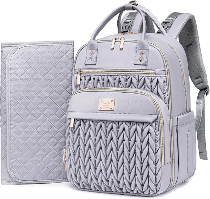 Diaper Bag Backpack, Stylish Baby Diaper Bag, Waterproof Travel Diaper by Tealari