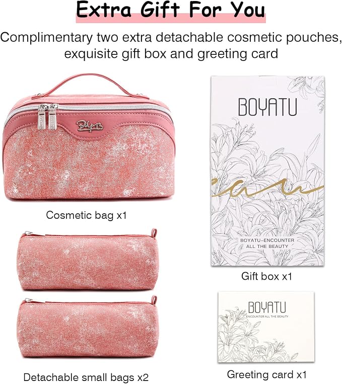 Travel Makeup Bag Cosmetic Bags - Image 5