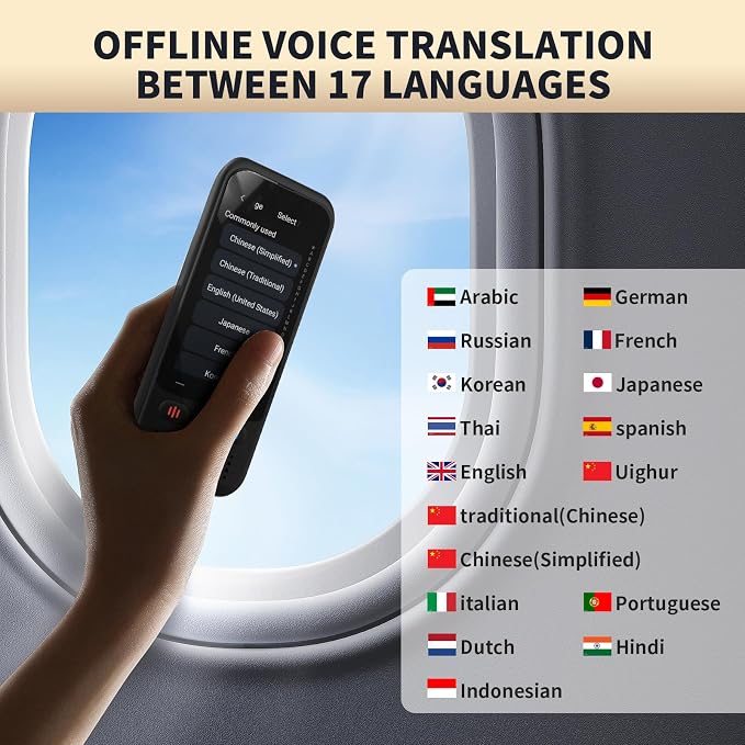Language Translator Device No WiFi Needed, Upgraded Ai ChatGpt Translator - Image 5