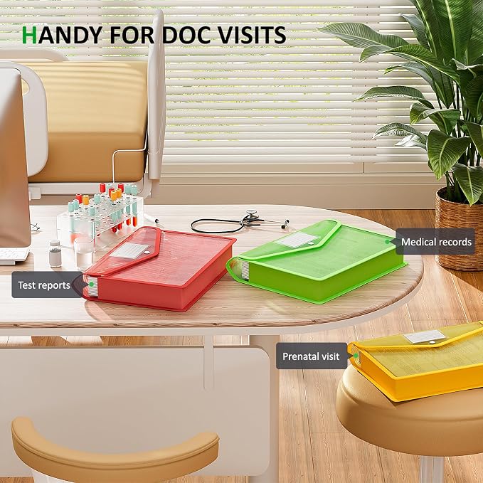 ThinkTex Plastic Expanding File Folder, Transparent envelopes - Image 7