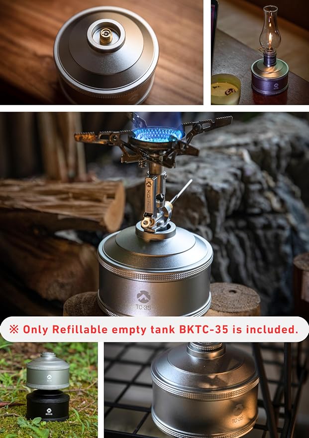 CAMPINGMOON Replacement Empty Refillable Gas Fuel Cylinder Standard - Image 7