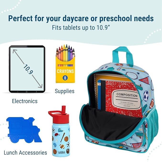 Wildkin 12-inch Kids Backpack – Padded, Adjustable - Image 5