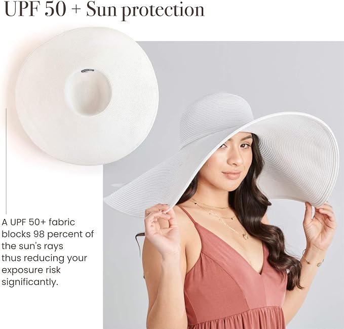 San Diego Hat Company Women's Ultrabraid X-Large Brim Hat, Adjustable Sun Hat - Image 4
