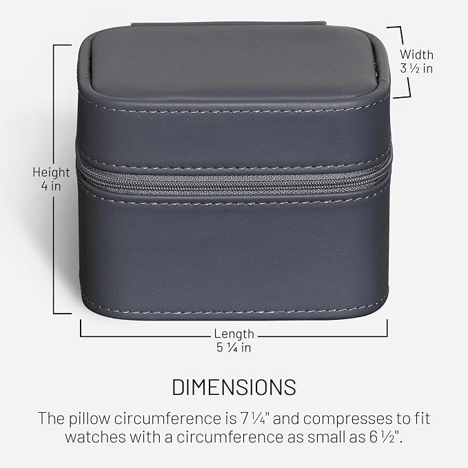ROTHWELL 2 Watch Travel Case Storage Organizer - Image 4