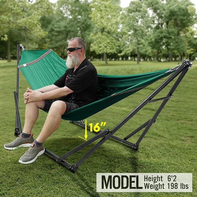 Tranquillo Double Hammock with Stand Included - Image 9