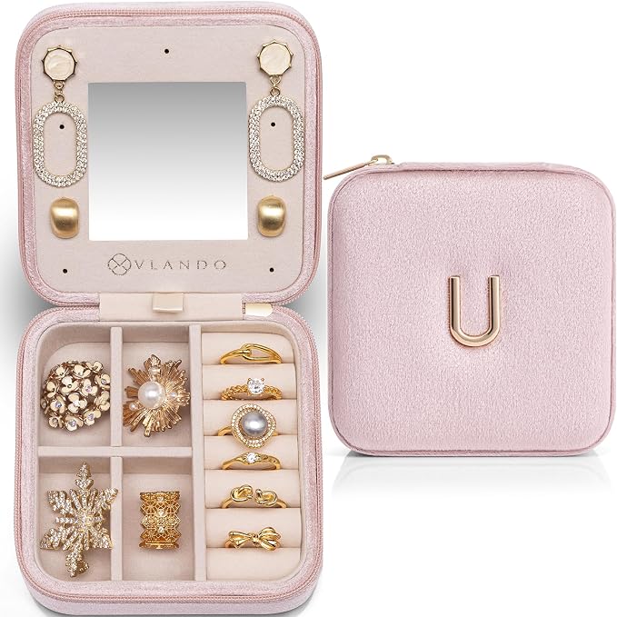 Vlando Mom Gifts for Women, Travel Jewelry Case for Mother Gifts, Travel Gifts by VLANDO
